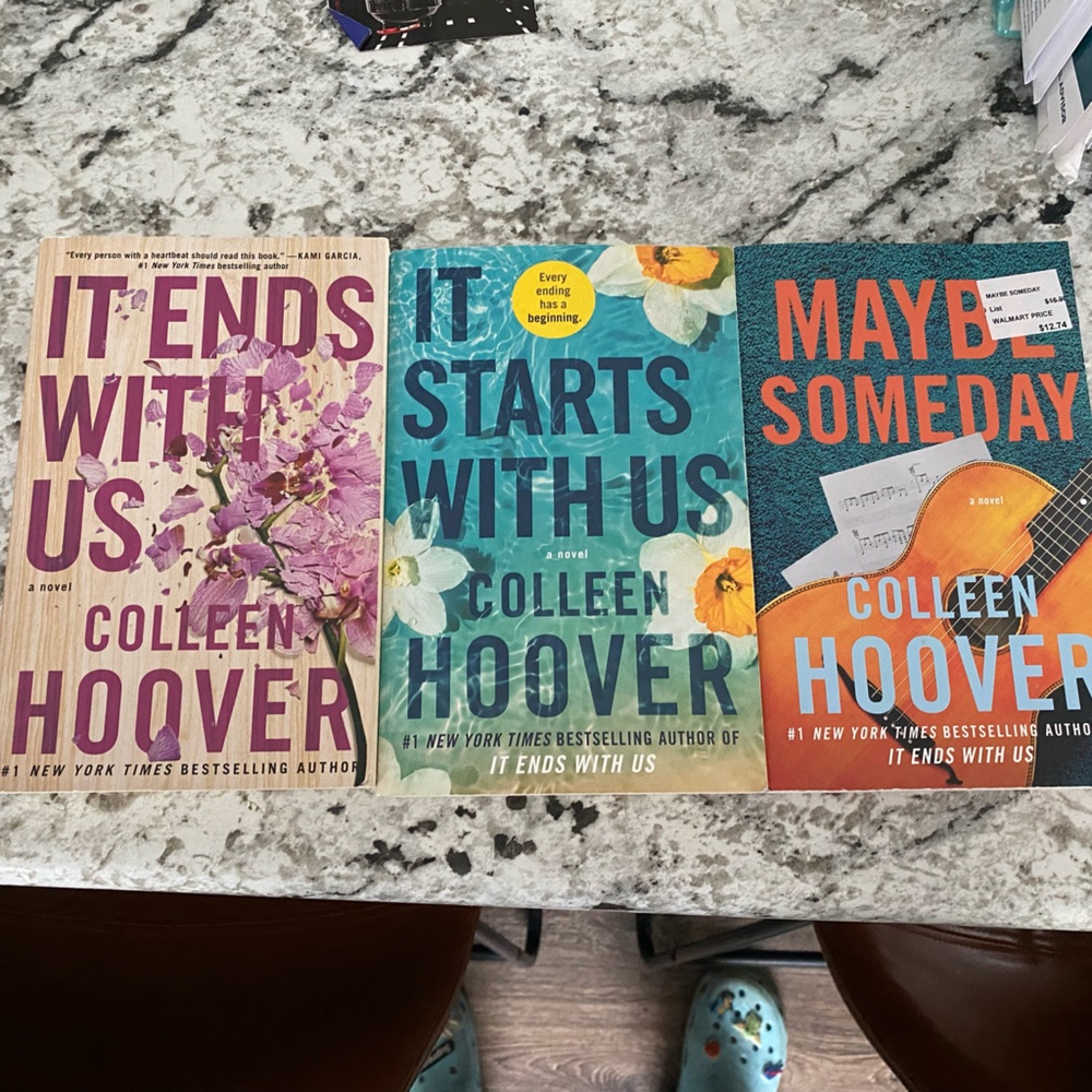 3 Colleen Hoover books